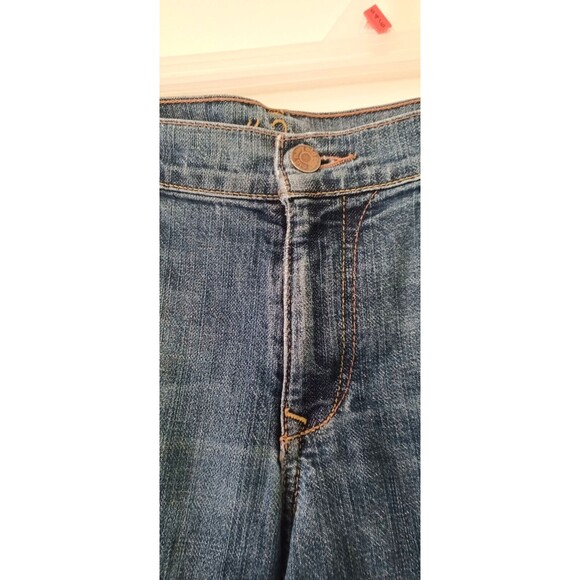 Old Navy The Diva Women Jeans size 12 Reg Ruff Torn Skater Sports Distressed - Picture 4 of 11